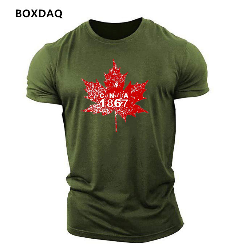 Street Fashion Canada - T-shirt da uomo con motivo a