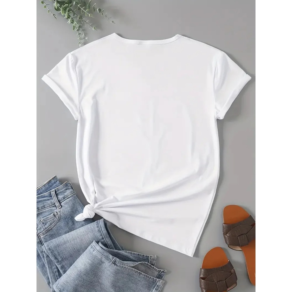 Nuova T-shirt Estiva con Stamp - Street Fashion For Short Guys recensione e prezzo