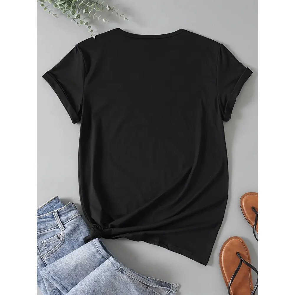 Nuova T-shirt Estiva con Stamp - Street Fashion For Short Guys recensione e prezzo