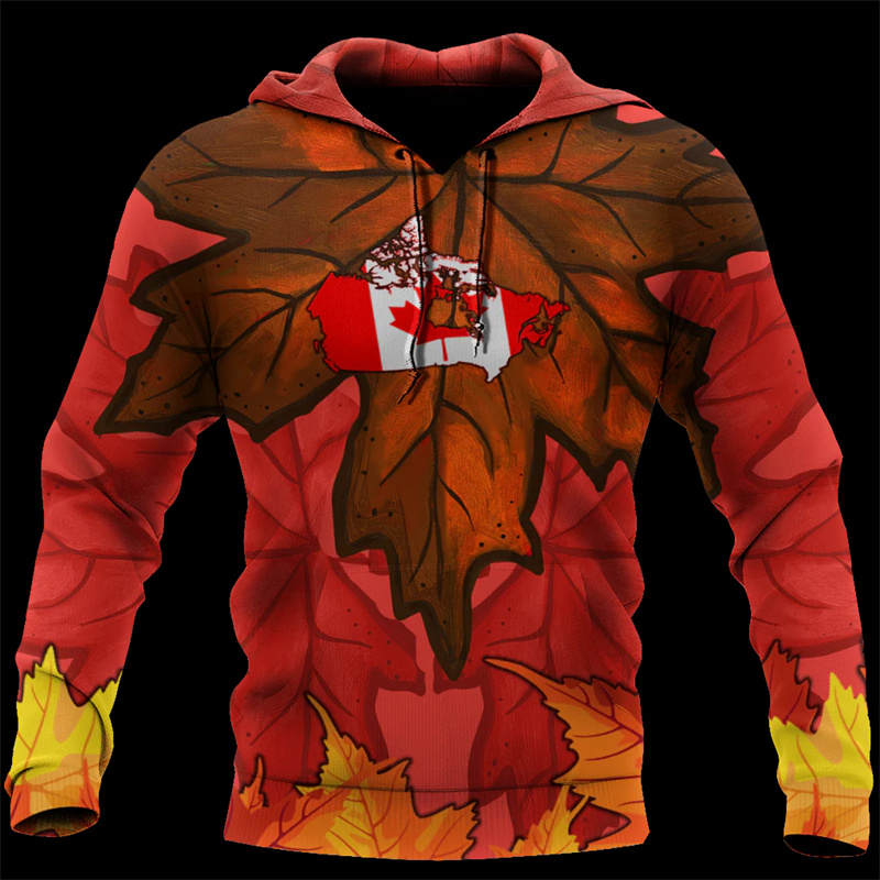 Canada Maple Leaf 3d Printed f - Street Fashion Canada recensione e prezzo
